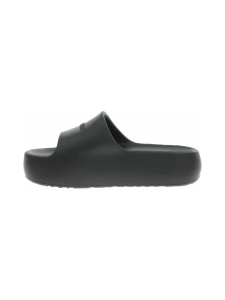 Saboți Tommy Jeans chunky negru