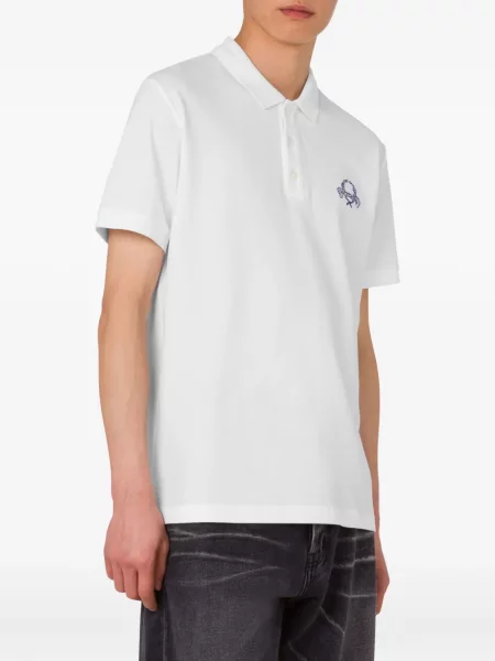 Polo marškinėliai Moschino balta