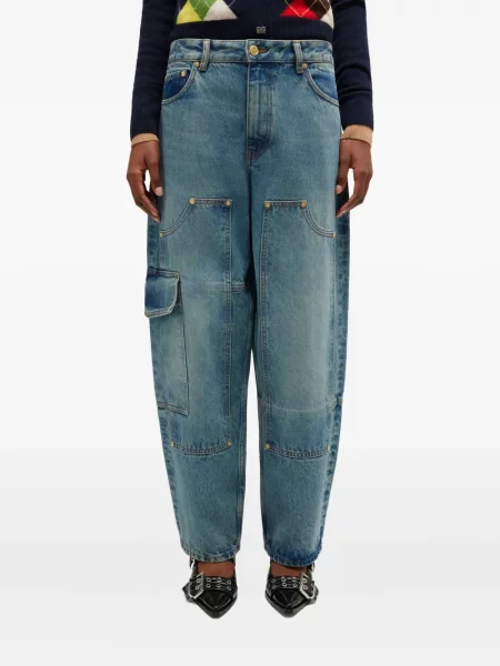 Blugi Ganni albastru