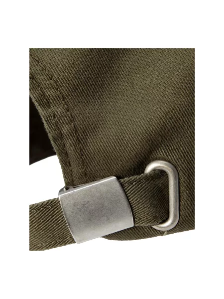 Barbour czapka z daszkiem zielony z aplikacją oliwkowa
