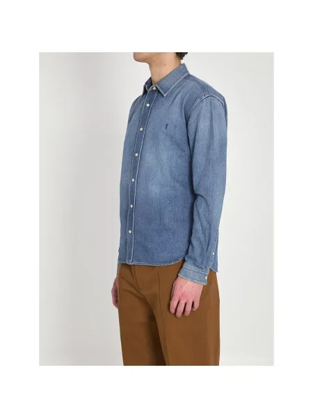Koszula dżinsowa Saint Laurent niebieska