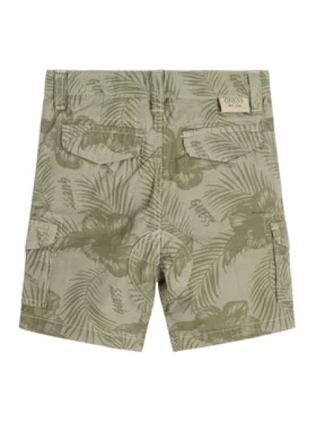 Šortky z materiálu Guess zelené