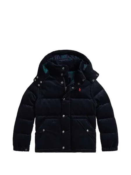 Kurtka puchowa dziecięca Polo Ralph Lauren niebieska