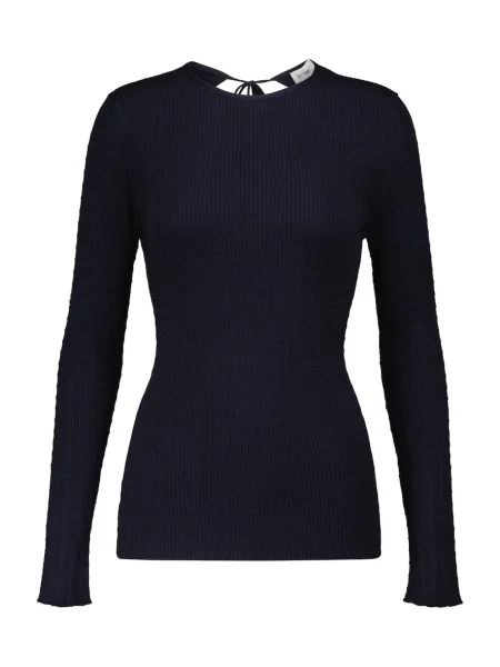 Pulover Victoria Beckham tricotate albastru