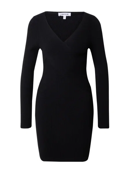 EDITED Rochie tricotat Amely' negru
