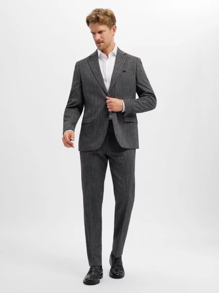 Finshley & Harding Garnitur Mężczyźni Modern Fit 48 szary