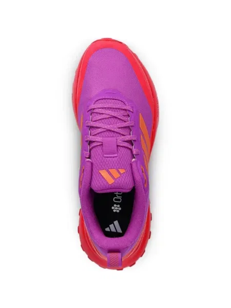 Бягане панталон Adidas на платформе с принт розово