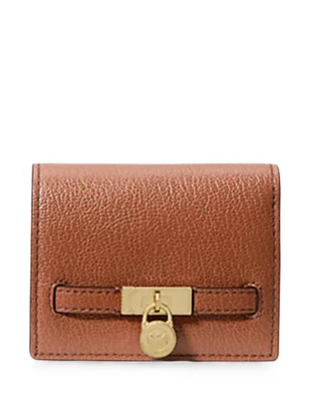 Кожено портмоне Michael Kors кафяво
