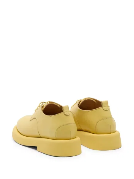 Pantofi derby Marsell din piele galben
