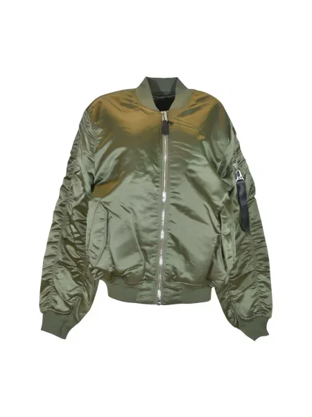 Lniana kurtka Alpha Industries zielona