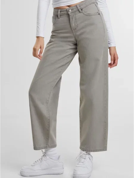 Talia jeansy Urban Classics z wysoką talią szare