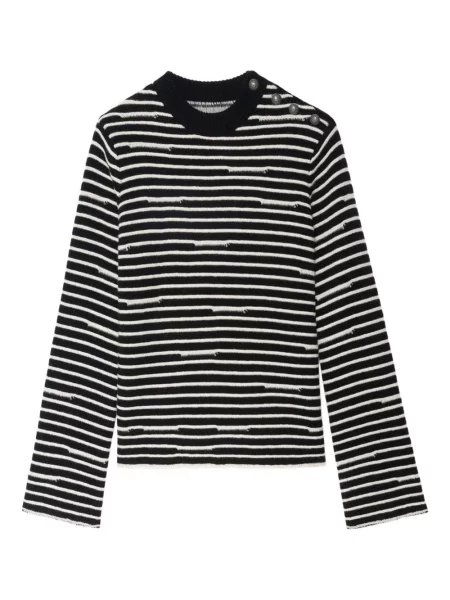 Pulover Zadig&voltaire cu dungi negru