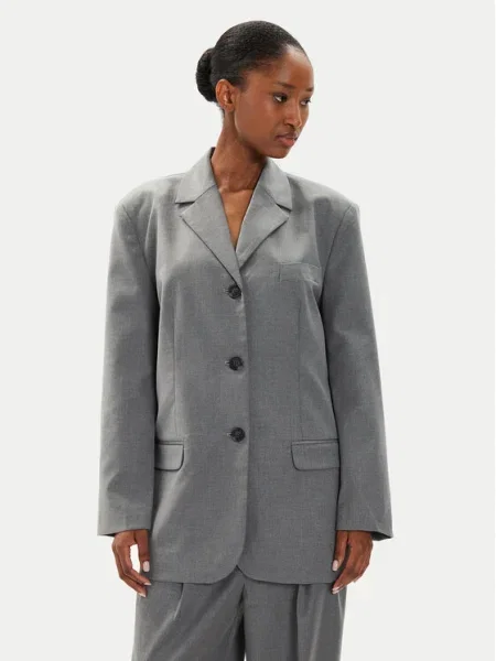 Zakó Harry Classic Tailoring sima egysoros gombolású szürke