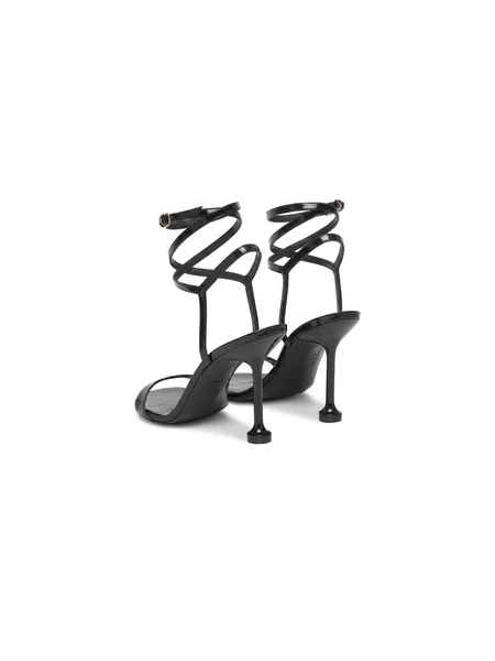 Sandále Stuart Weitzman Naudistini Wrap čierna