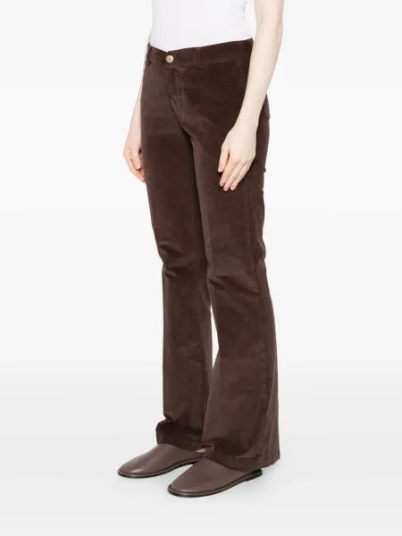 Pantaloni 40 Weft de catifea cord maro