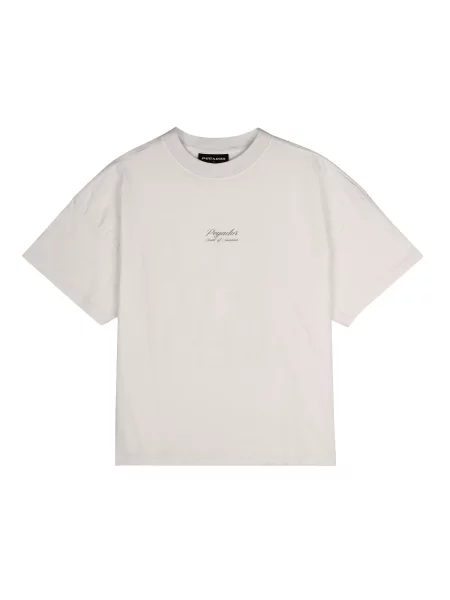 Pegador Tricou Tinca gri taupe / negru / murdar alb
