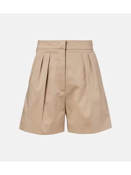 Szorty Max Mara plisowane beżowe
