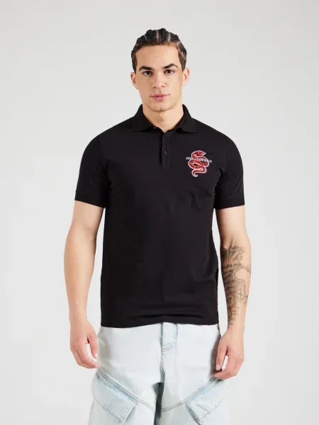 Karl Lagerfeld Tricou roșu negru