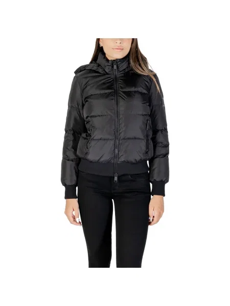 Páperová bunda Armani Exchange čierna