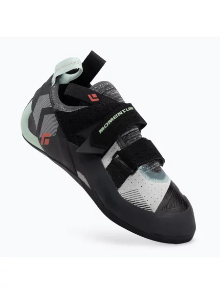 Скелелазні туфлі Black Diamond Momentum Climbing foam green/alloy чорні