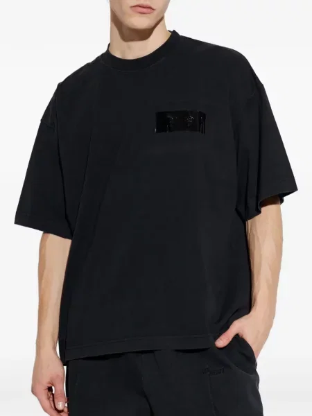 Tricou Vetements cu imagine negru