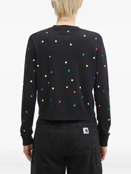 Cardigan Fiorucci cu buline negru