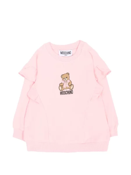 Sweter dziecięcy Moschino różowy