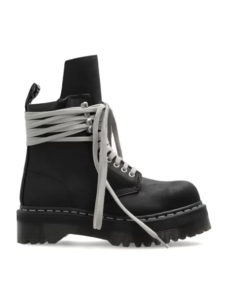 Botki Rick Owens skórzane czarne