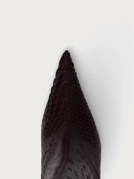 Кожаные сапоги Jeffrey Campbell на шпильке