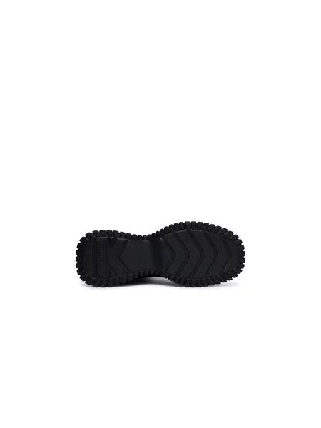 KARL LAGERFELD Bokacsizma Kreeper Wedge fekete