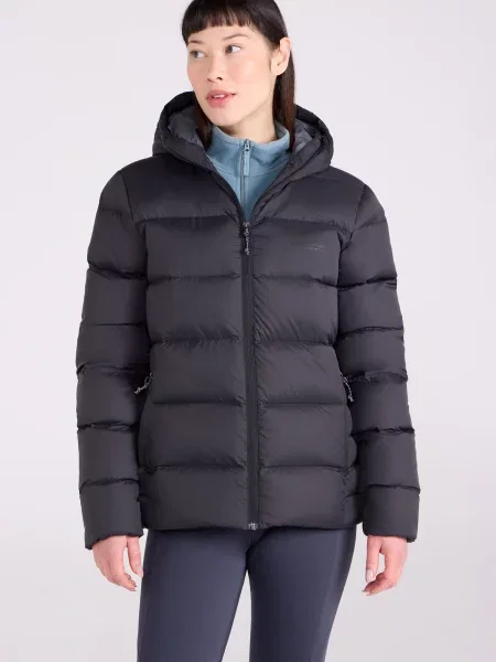 Kurtka puchowa Stratus z możliwością spakowania Black czarna