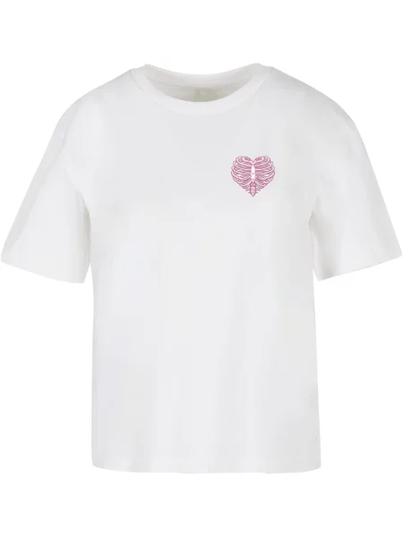 Koszulka Mister Tee w serca biała