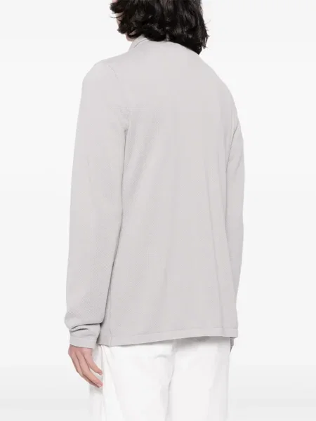 Cardigan Luciano Barbera cu rever gri