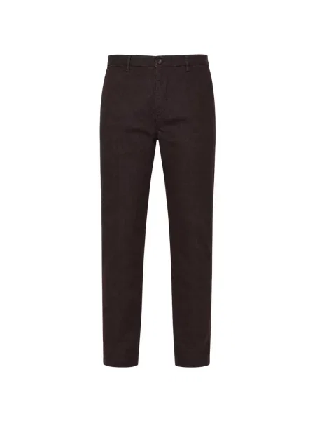 Pantaloni chino Borghese elegante maro