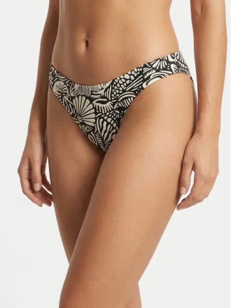 Seafolly Долнище на бански C Shells черен