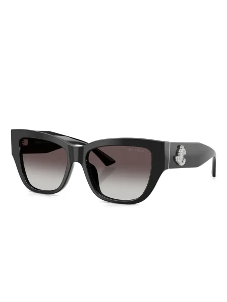 Слънчеви очила Jimmy Choo Eyewear с кристали черно