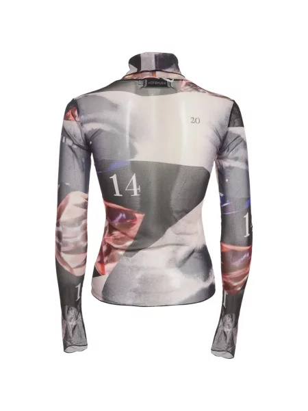 Hanorac 16arlington cu imagine cu imprimeu abstract gri