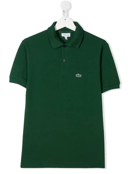 Koszulka polo dziecięca Lacoste zielona