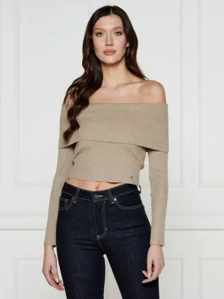 GUESS Pulover Nina bej