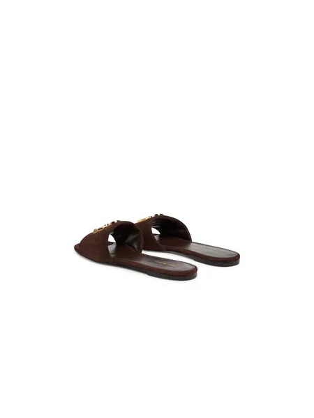 Tory Burch Šlepetės Eleanor Slide ruda