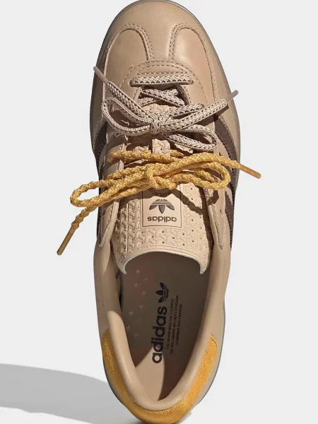 Adidas Originals Gazelle Indoor маратонки дамски от набук бежово