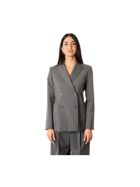 Marynarka Weekend Max Mara wełniana szara