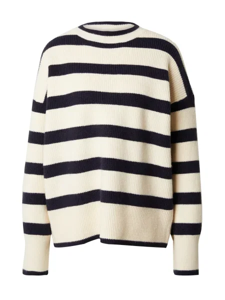 Nasty Gal Svetr / námořnická modř béžová