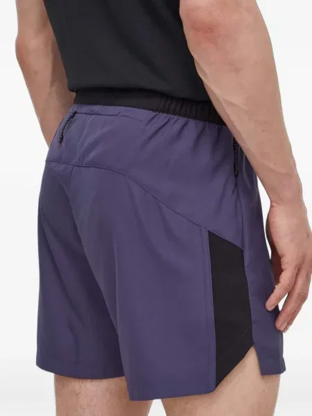 Pantaloni scurți Adidas alergare cu decolteu rotund plasă negru