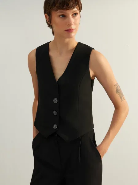 Kamizelka Trendyol czarna