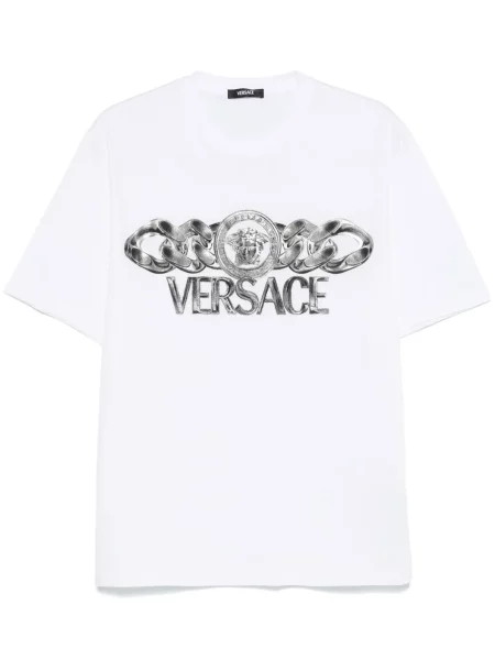 Tricou Versace cu imagine alb