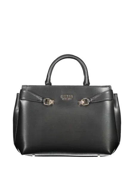 Colier Guess cu bretele cu autograf negru