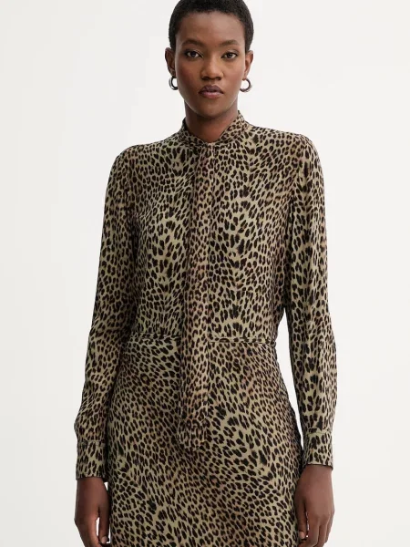 ZADIG&VOLTAIRE cămașă cu un decolteu legat regular verde