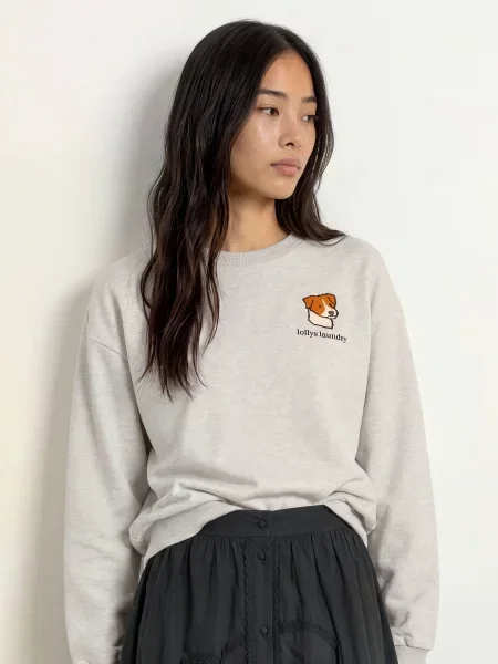 Bluza Lollys Laundry z kapturem niebieska