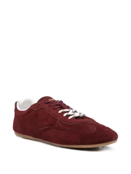 Sneakerși Alohas din piele de căprioară roșu